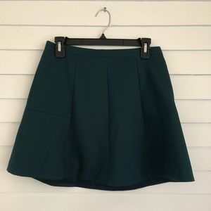 Forrest green semi formal skirt